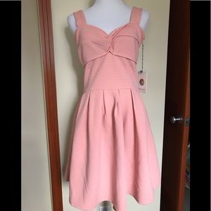 Dear Creatures Betty Dress Pink Knit Large